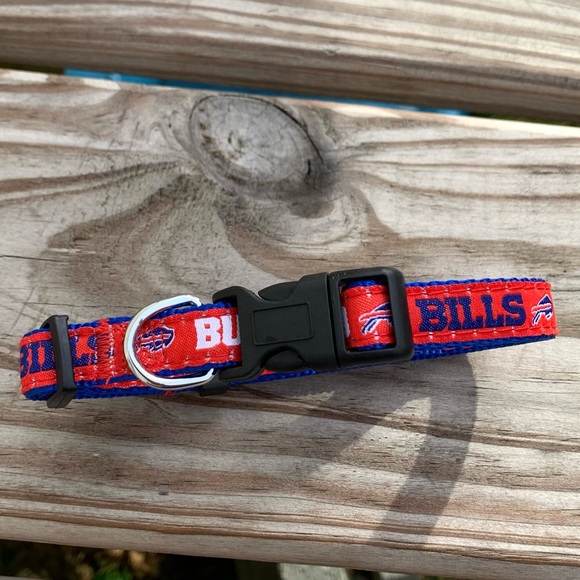 Buffalo Bills Dog Collar 1/2” - Picture 2 of 6